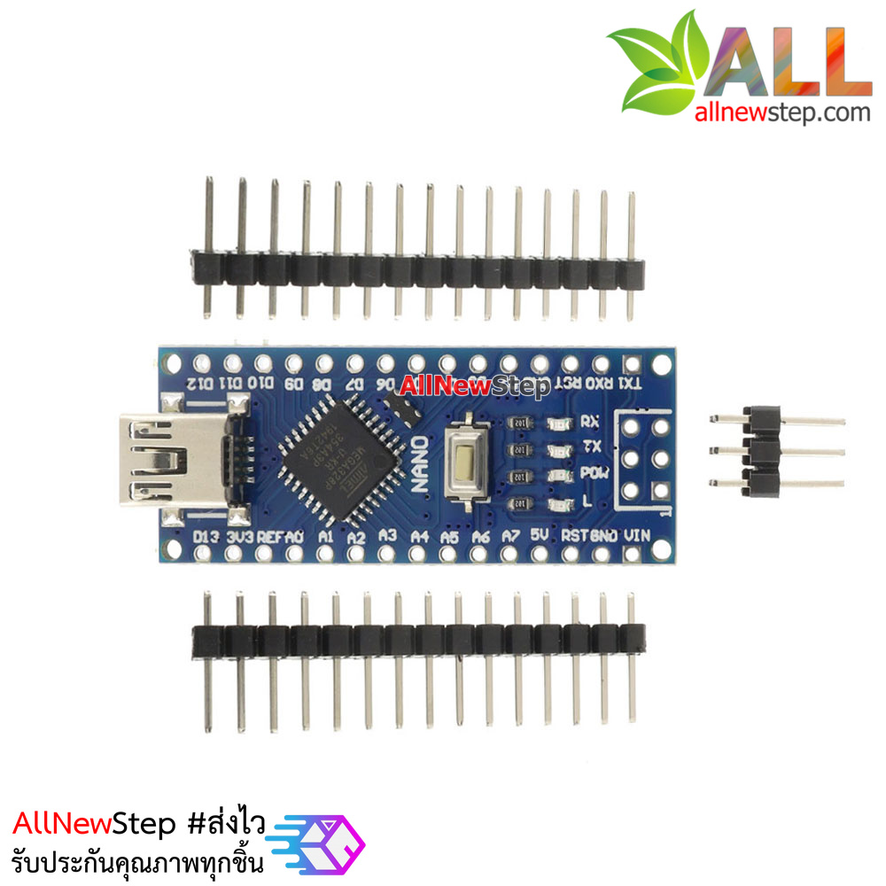 Nano 3.0 Atmega168 ชิฟ USB CH340 ยังไม่บัดกรีขา Arduino Compatible