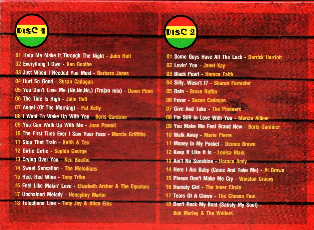 CD,36 Cool Summer Songs Jamaican Lover's Classics (2CD)(2003)(Various Artists)(Thai)