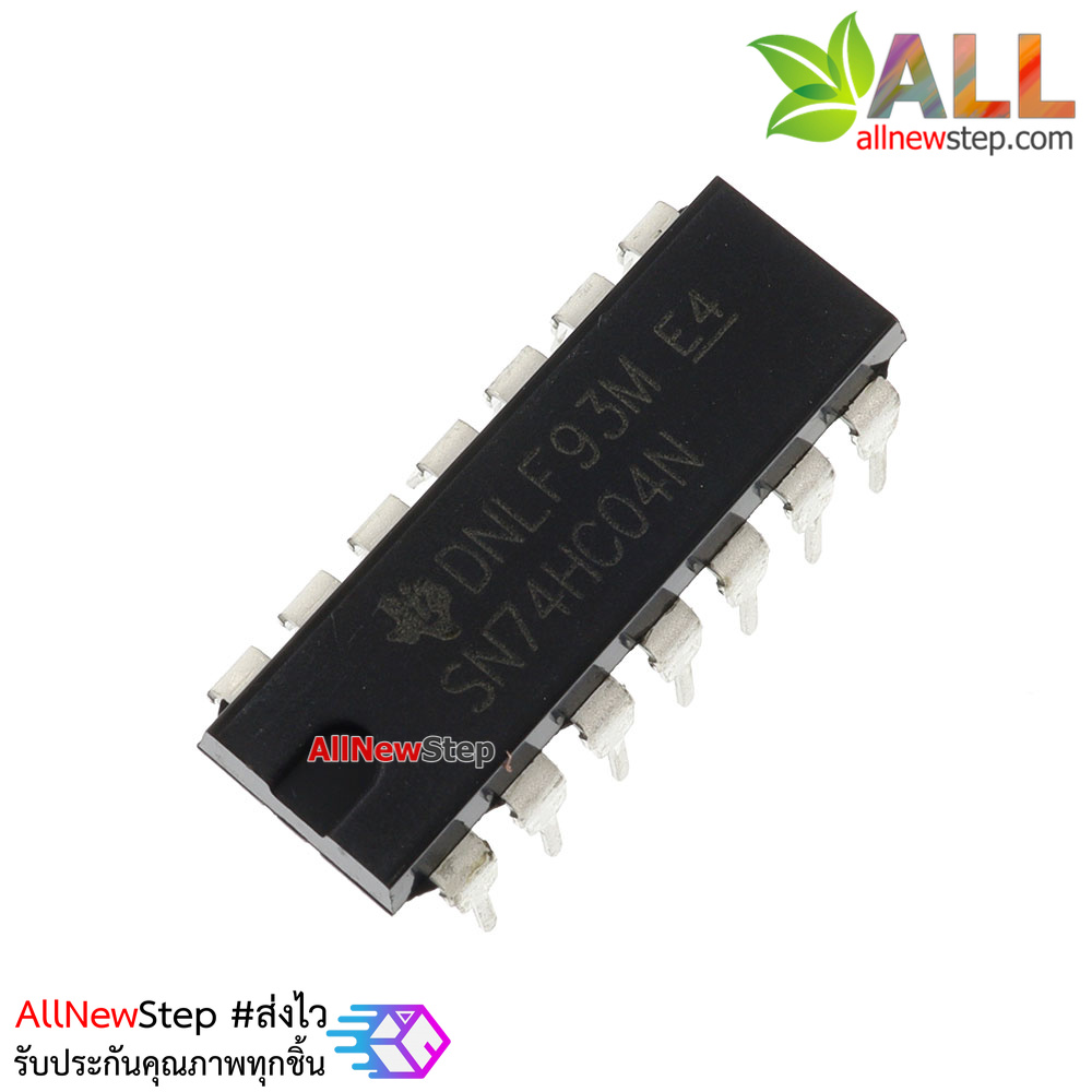 IC 74HC04 Six Inverters ไอซีเบอร์ 74HC04 Logic Inverter ic กลับสัญญาณลอจิก
