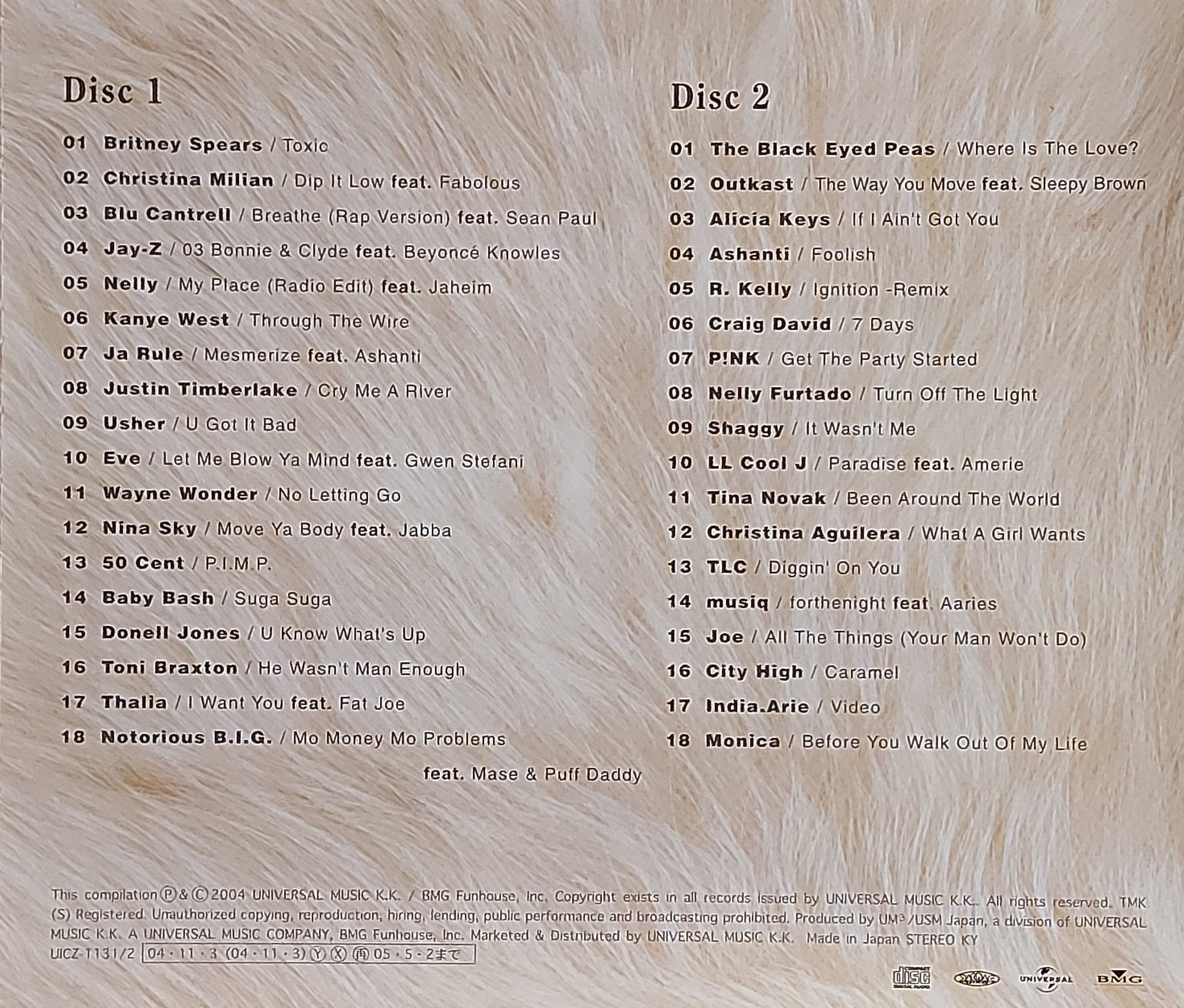 Used CD,Precious (B)(2CD)(R&B)(Hip Hop)Various Artists)(2004)(Japan)