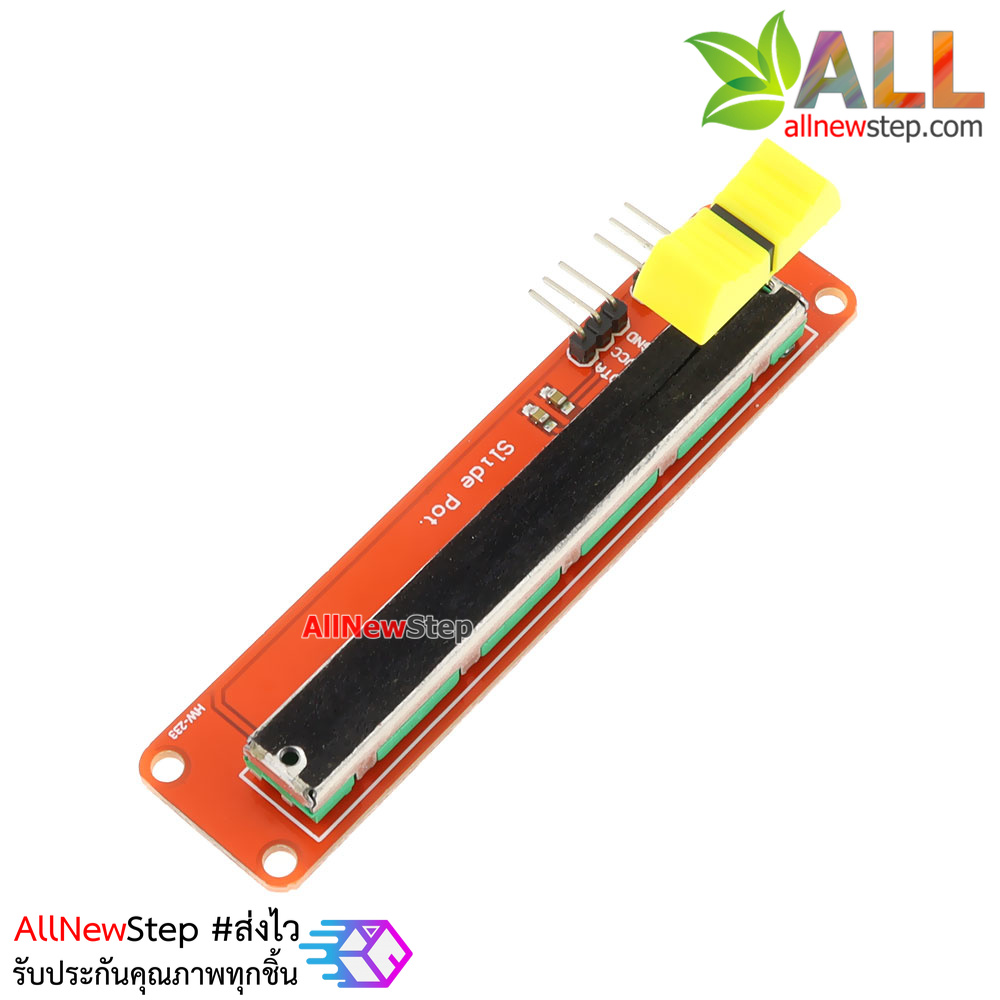 Slide Potentiometer Module Adjustment Potentiometer Module 10 kOhm ตัวต้านทานปรับค่าได้แบบสไลต์สำหรับทดลอง