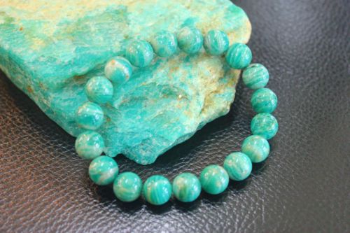 สร้อยข้อมือ อมาซอนไนต์ ( Amazonite )