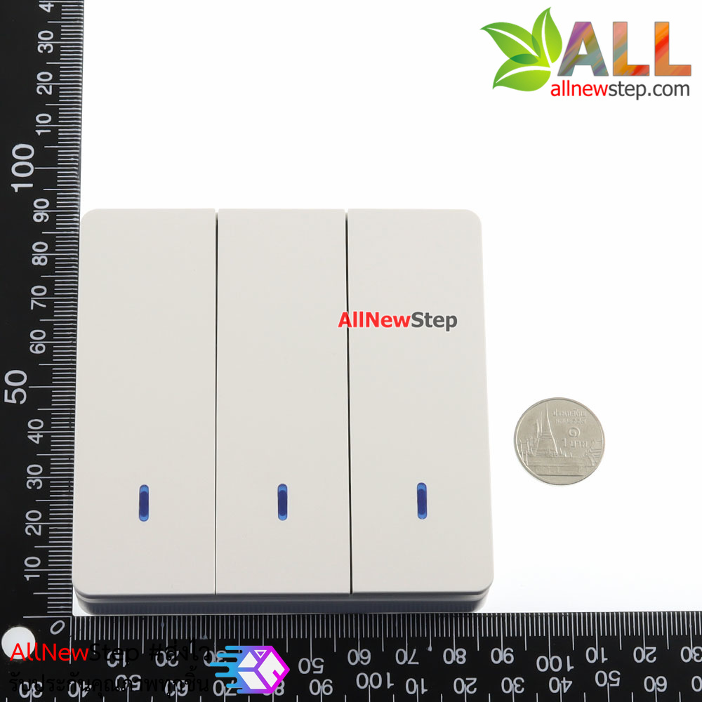 รีโมท RF433 ความถี่ 433mhz 3 ช่อง สำหรับ SONOFF RF ทุกรุ่น