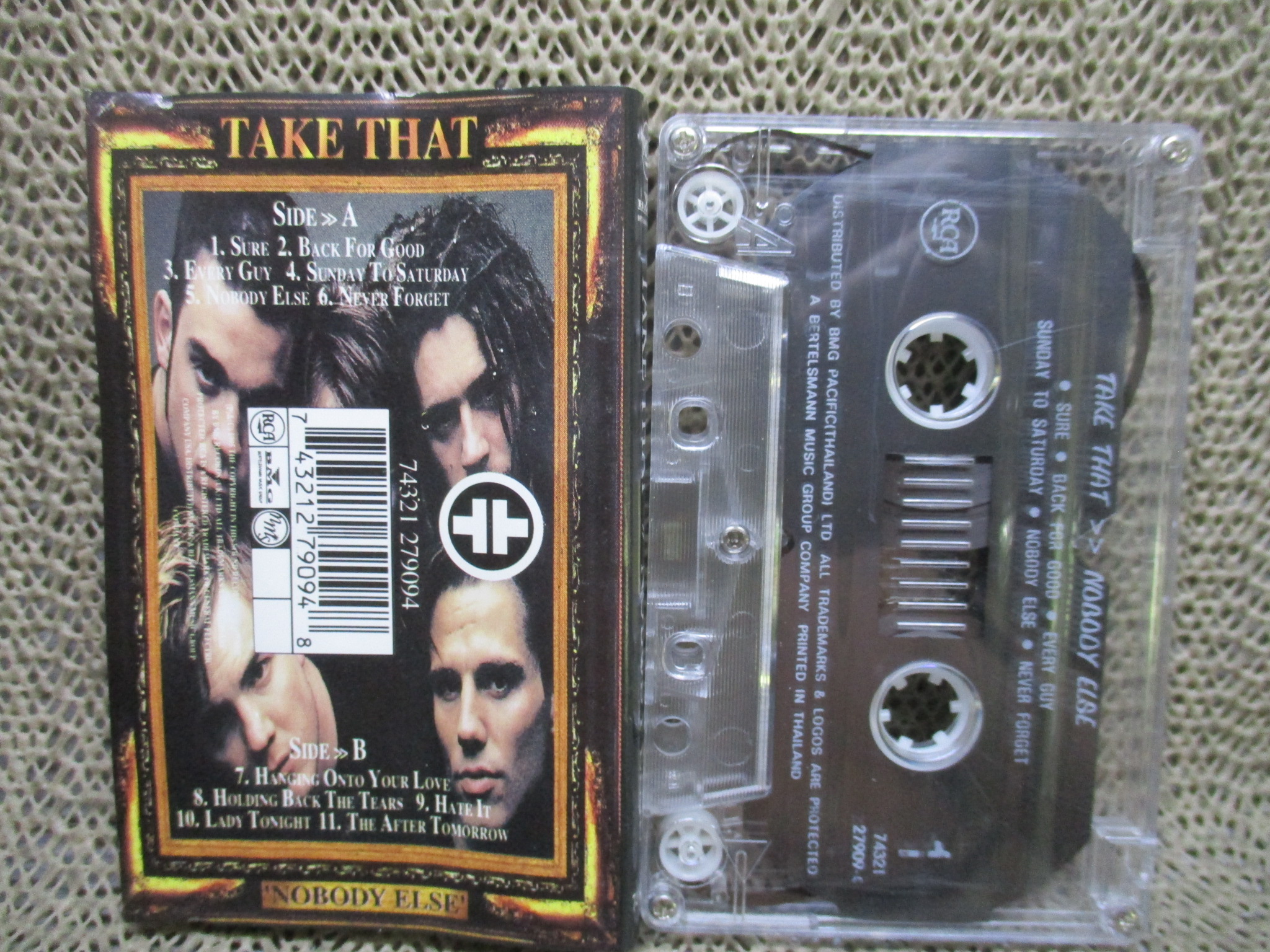 เทปเพลงสากล TAKE THAT - NOBODY ELSE