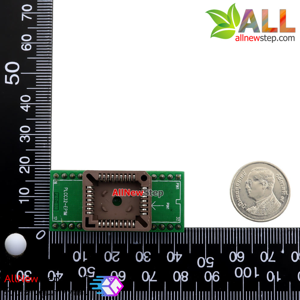 PLCC32 to DIP32 programmer IC adapter socket