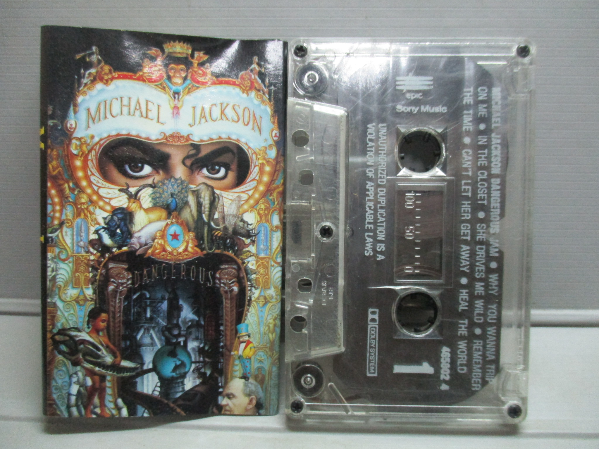เทปเพลงสากล MICHAEL JACKSON อัลบั้ม DANGEROUS