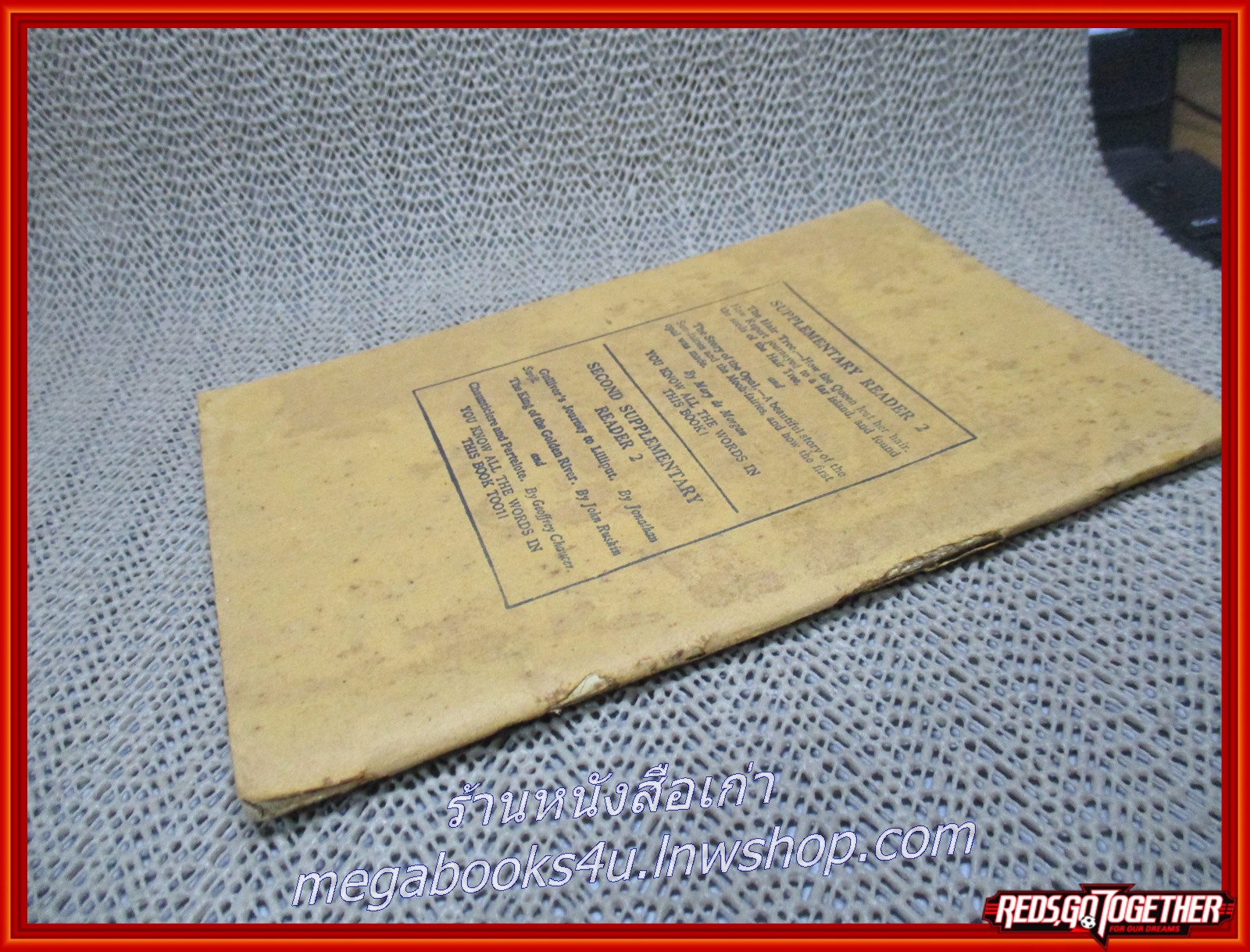 แบบเรียนภาษาอังกฤษ (เป็นภาษาอังกฤษ) THE NEW METHOD READERS READER 2 ปี1954 2497