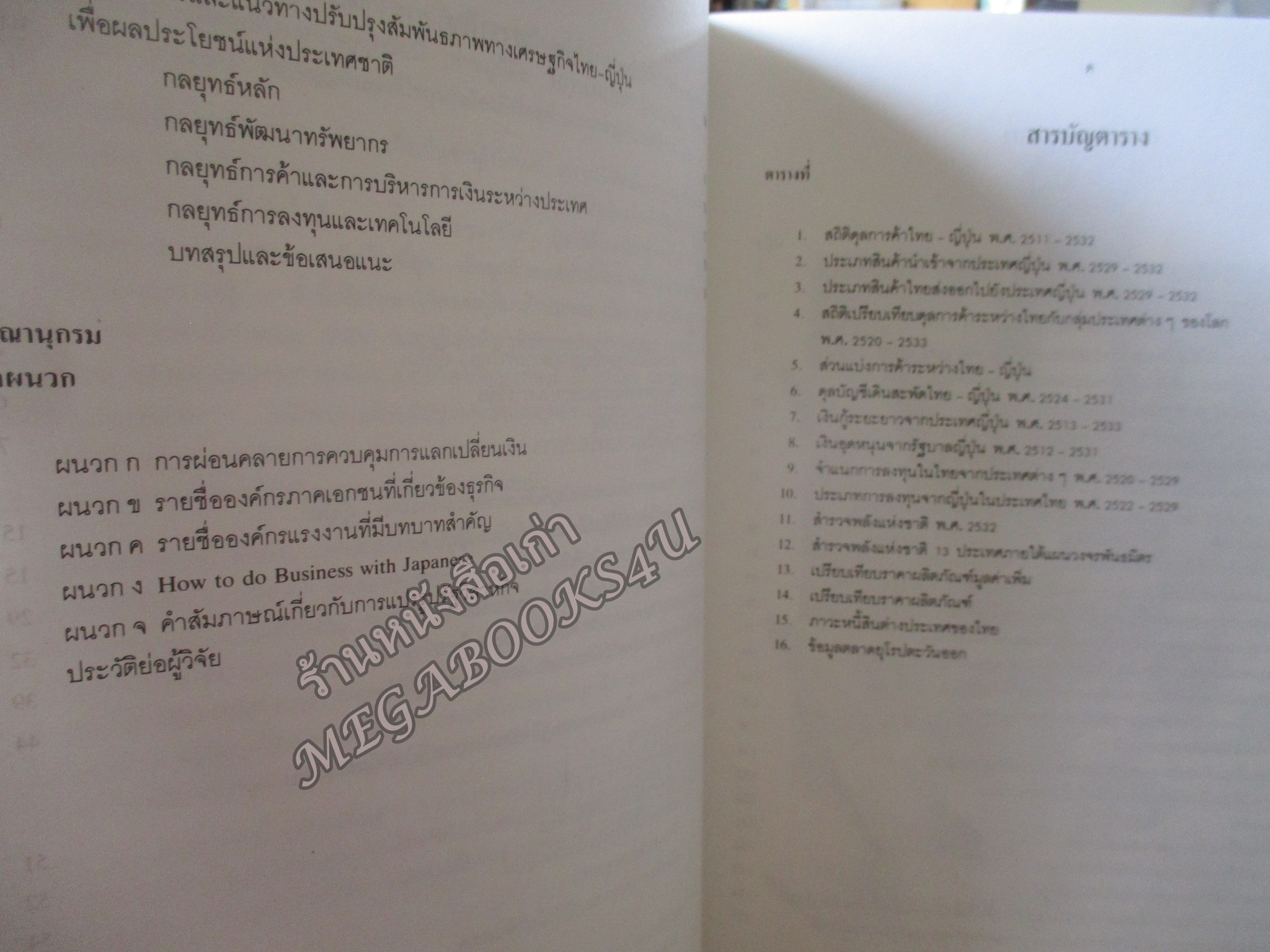 สู้ญี่ปุ่น / วีระชัย วรรณึกกุล / เอกสารวิจัยส่วนบุคคล ในลักษณะวิชา ยุทธศาสตร์ เรือง ยุทธศาสตร์ทางเศรษฐกิจในการปรับดุลการค้าไทย-ญี่ปุ่น เพื่อเสริมสร้างความมั่นคงทางเศรษฐกิจของชาติ