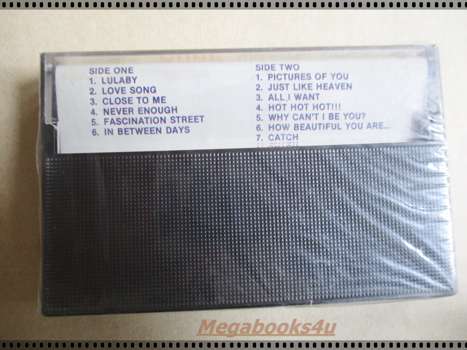 ขายเทปเพลงสากลเก่า THE CURE GREATEST HITS 2 มือ1ในซีล