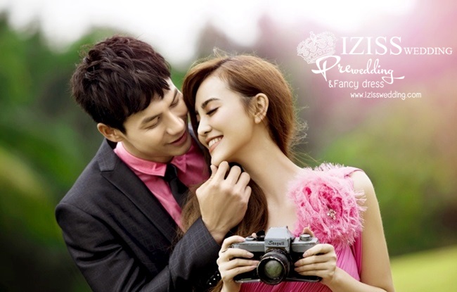 ***พรีออเดอร์***ชุดคู่ถ่ายพรีเวดดิ้ง (prewedding dress) & ชุดแต่งงานแฟนซี (Fancy wedding dress)ชายหญิง "ธีมสีชมพู-ดำ"