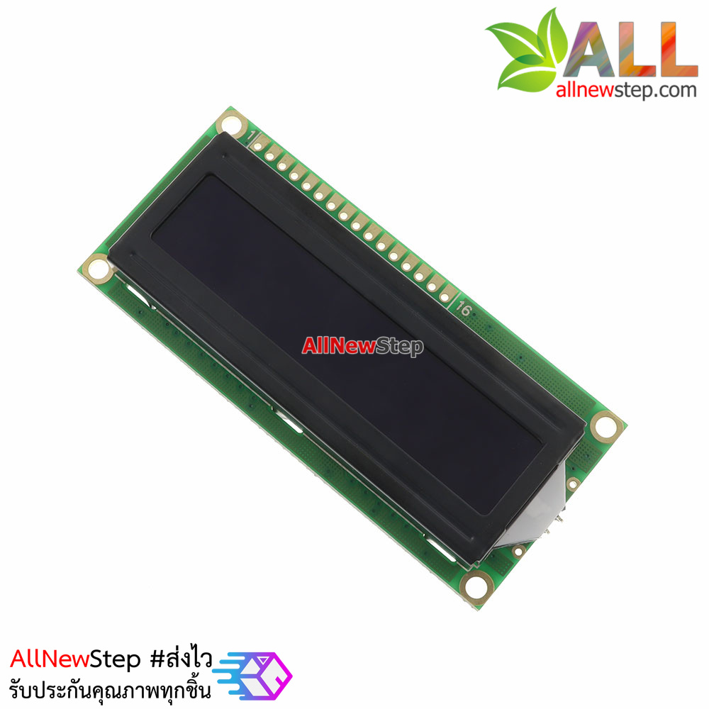 LCD Display 1602 LCD Red Text Black Screen 16x2 LCD with backlight of the LCD screen จอ LCD สีแดงไฟแบคไลท์สีดำ สำหรับ Arduino