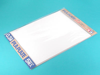 Pla Plate 0.3mm Size B4 (364x257mm.) 5Pcs.