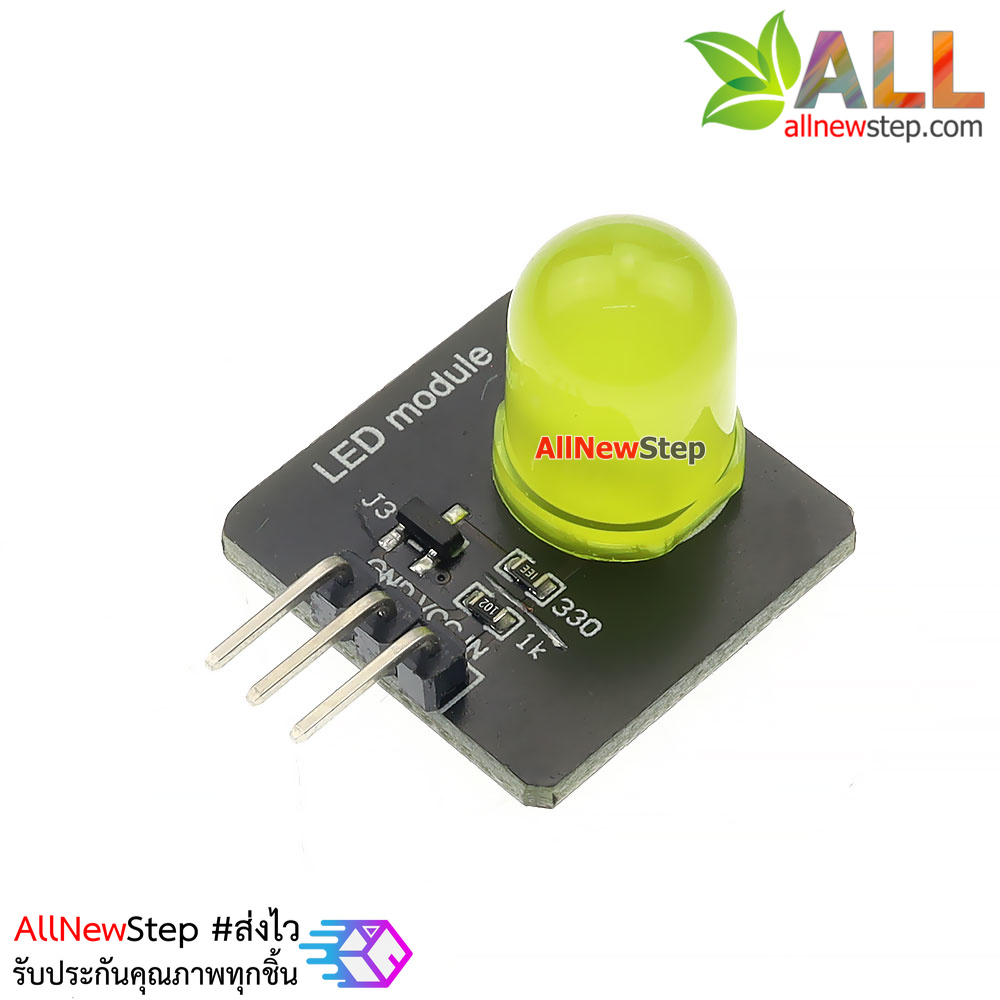 โมดูลไฟ LED 10mm สีเหลือง led 10mm
