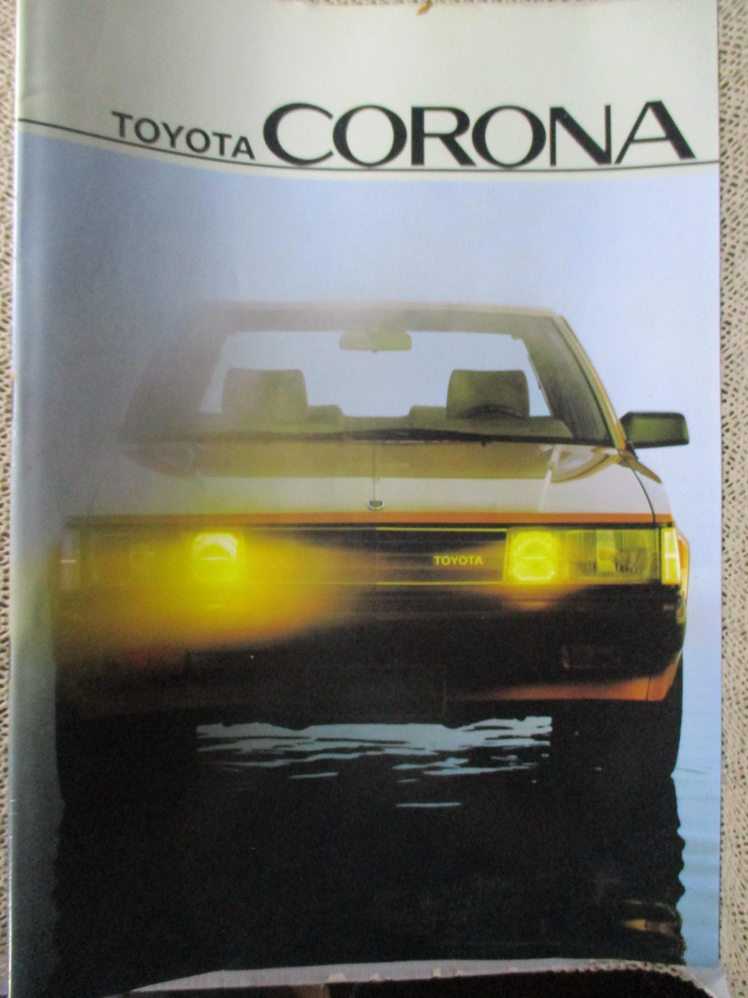 โบรชัวร์ แผ่นพับโฆษณา รถโตโยต้า โคโรล่า TOYOTA Corolla /