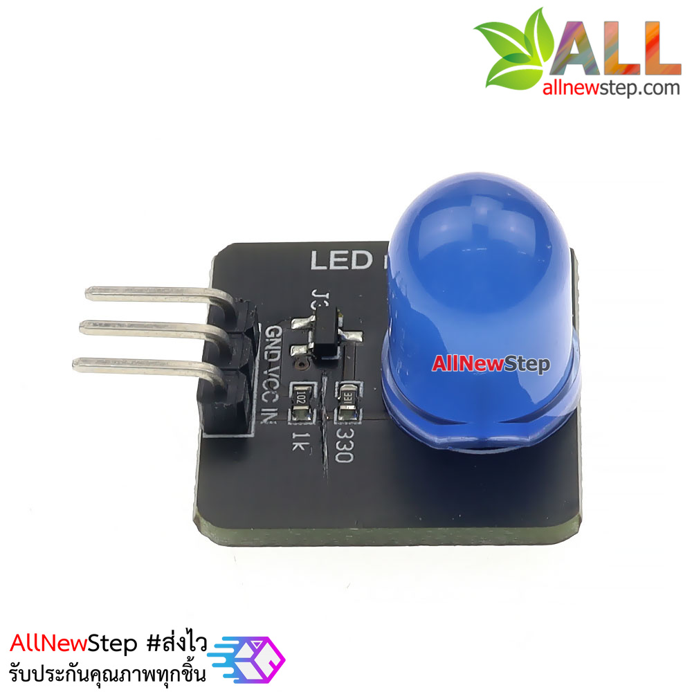 โมดูลไฟ LED 10mm สีน้ำเงิน led 10mm