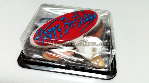 กัมเพสรูปป้าย Happy Birthday ( 4 ชิ้น )