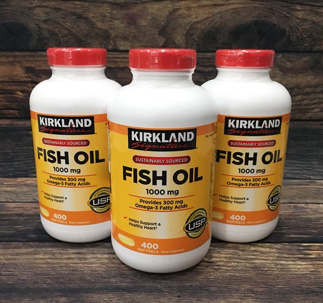 Kirkland Fish Oil น้ำมันปลาเข้มข้น เคิร์กแลนด์ 1000 mg Kirkland Fish Oil น้ำมันปลาเข้มข้น เคิร์กแลนด์ 1000 mg