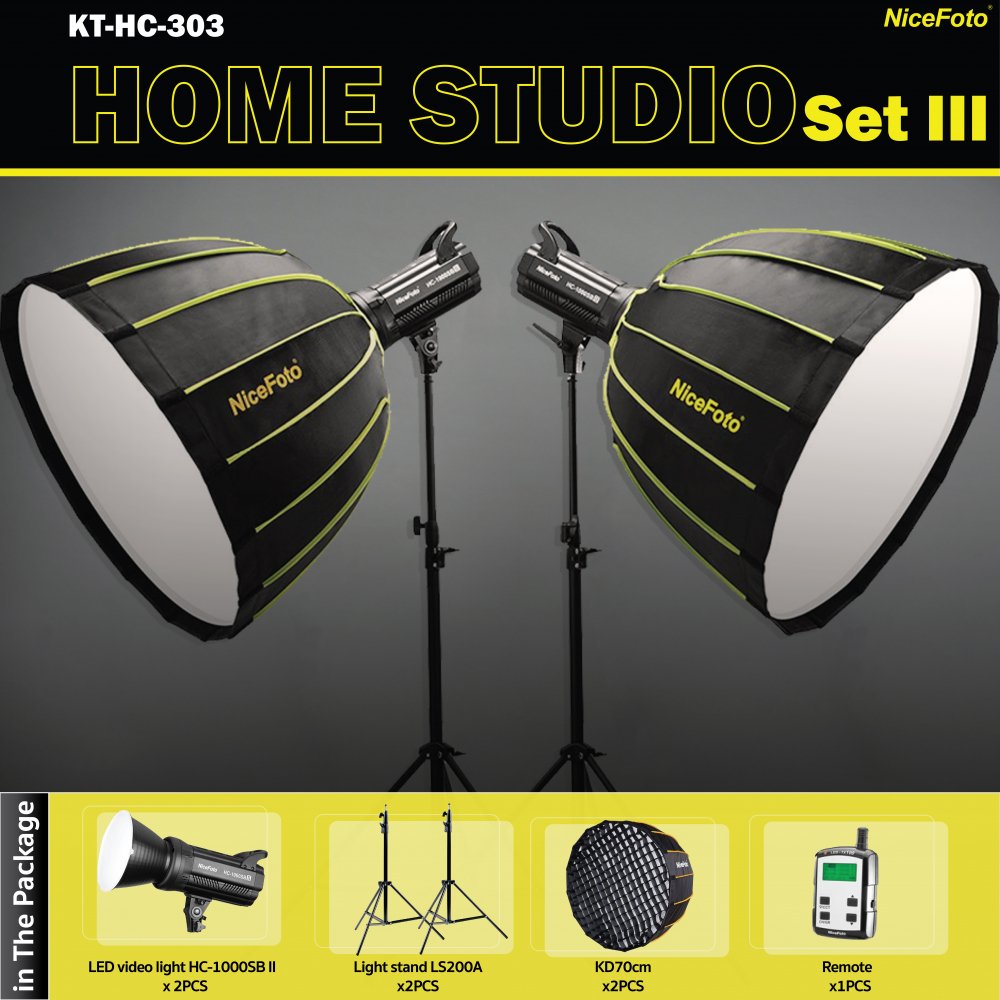 NiceFoto KT-HC-303 Home Studio Set III