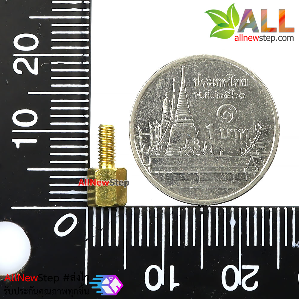 น็อต m2.5 ขนาด 5+6mm