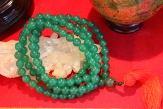สร้อยประคำกรีน อเวนเจอรีน ( Green Aventurine )