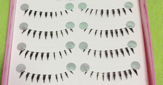 HX-4# ขนตาล่าง เอ็นใส (ขายปลีก)10 คู่