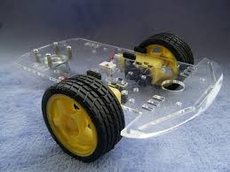 หุ่นยนต์ Smart car 2WD Robot Car Chassis With 2 Motors Magician Robotics Platform for Arduino