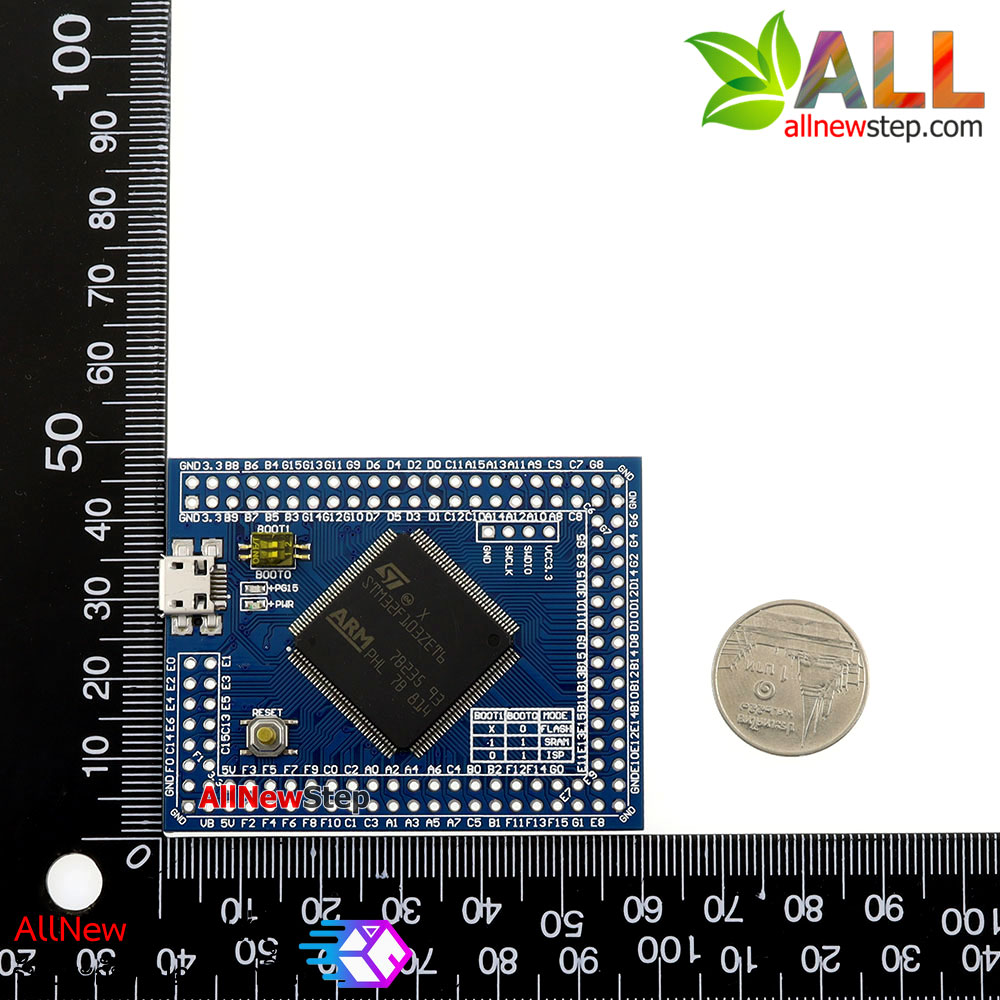 STM32F103ZET6 Mini STM32 cortex-M3 32bit Clock 72Mhz Flash 512K RAM 64K for Arduino Compatible