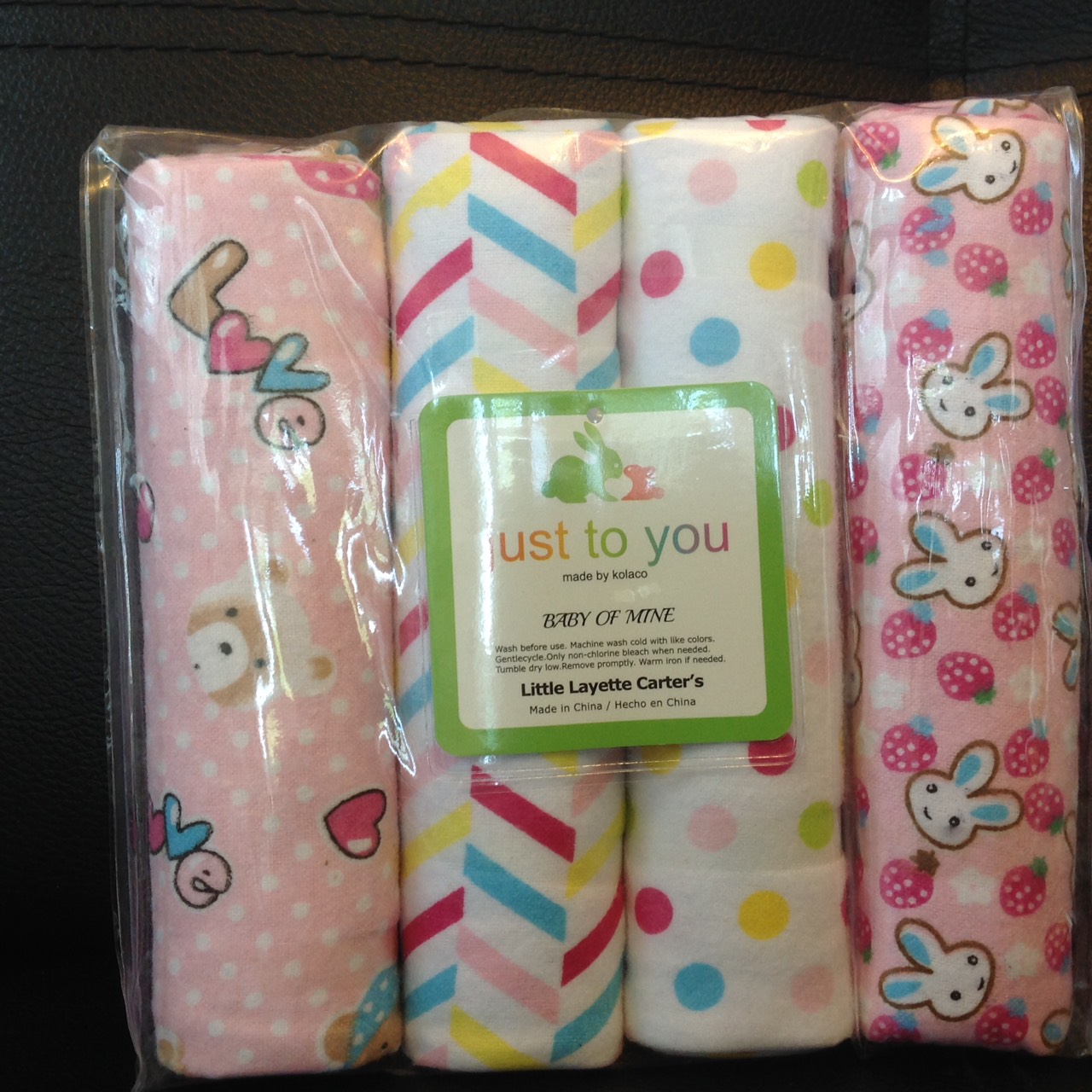 ผ้าอ้อมอเนกประสงค์ Carter's/kolaco baby ขนาด : 76cm * 76cm