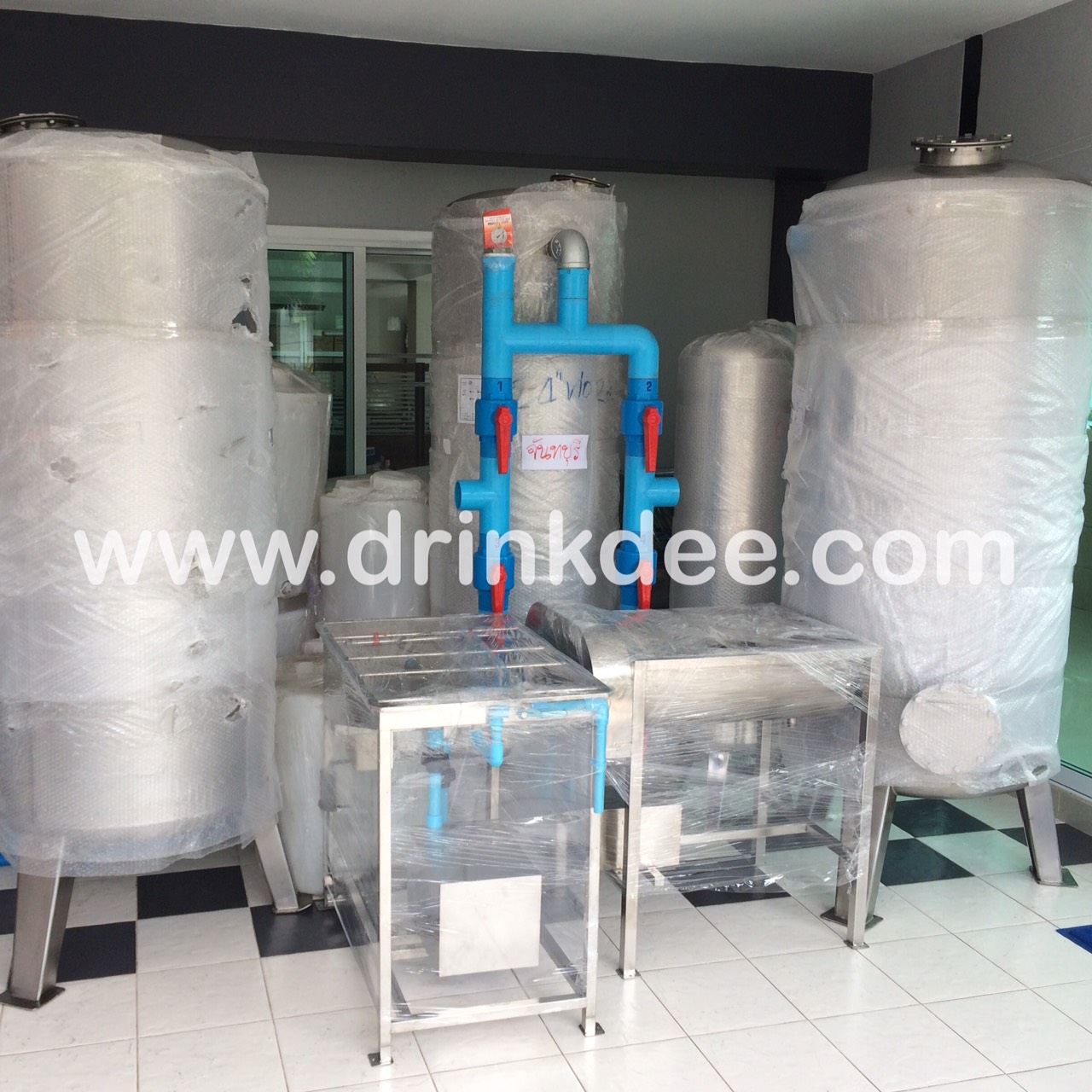 เครื่องล้างถังภายนอก 1 หัว (รุ่นใช้มือล้าง)