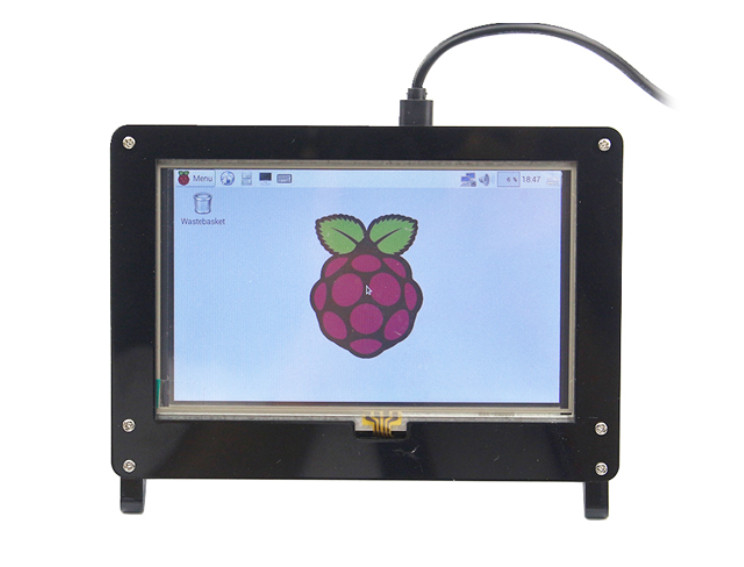 เคสจอ Raspberry Pi 5 inch display touch screen display special shell case เฉพาะเคสไม่รวมจอ