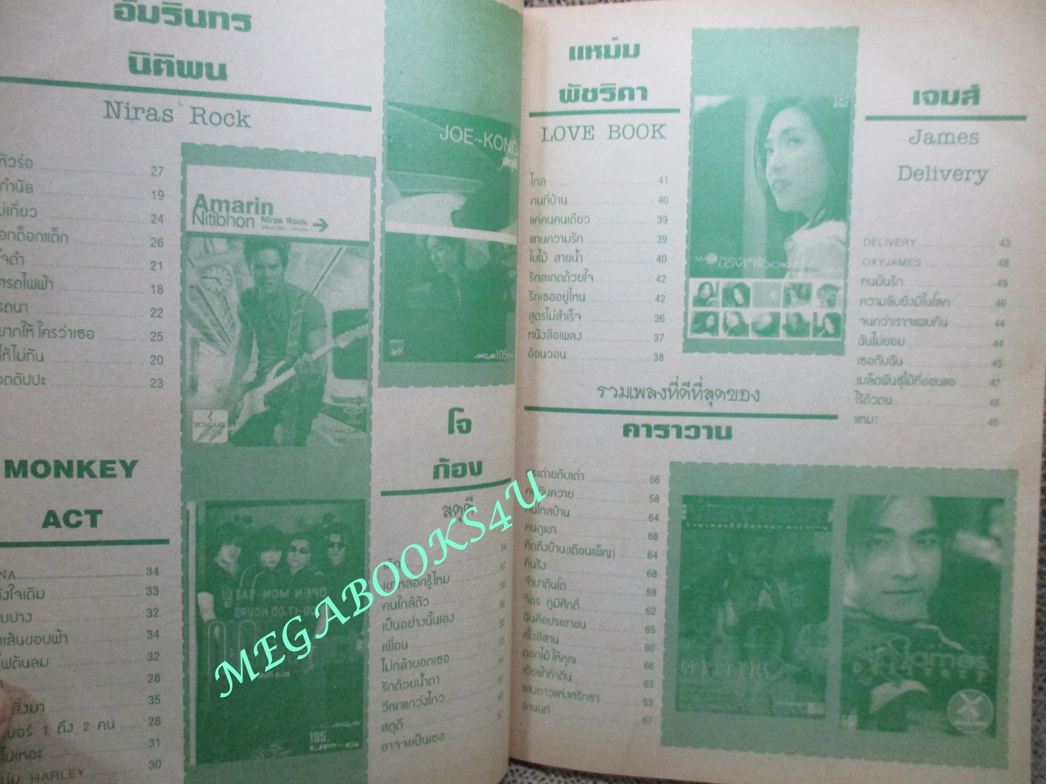 หนังสือเพลงพร้อมคอร์ดกีตาร์ MUSIC MAN ฉบับที่02 ปี2543