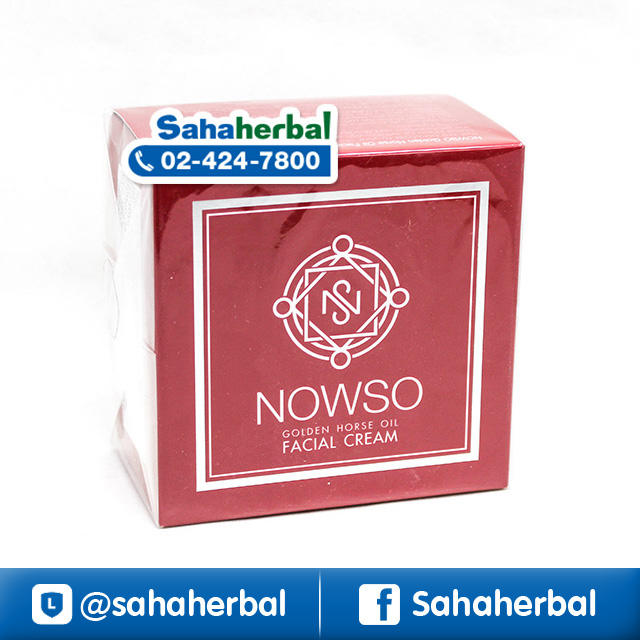 NOWSO ครีมน้ำมันม้าทองคำ นาวโซ ราคาถูก ฟรีของแถมทุกรายการ