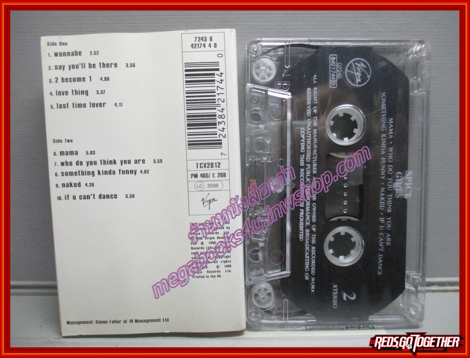 เทปเพลงสากล SPICE GIRLS อัลบั้ม SPICE GIRLS