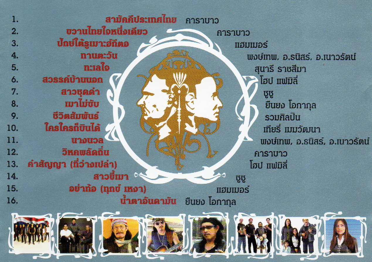 VCD Karaoke,รวมฮิตหัวกะทิ (คาราบาว-พงษ์เทพ-อ.ธนิสธ์-อ.เนาวรัตน์-โฮป-ซูซู)(V.A.T.)(2548)