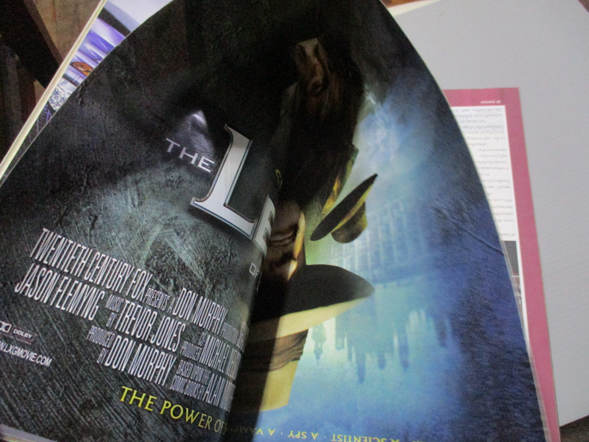 นิตยสารเอนเตอร์เทน Entertain ฉบับที่0733 ปี2546 ปก DOWN WITH LOVE โปสเตอร์เรื่อง The League of Extraordinary Gentlemen