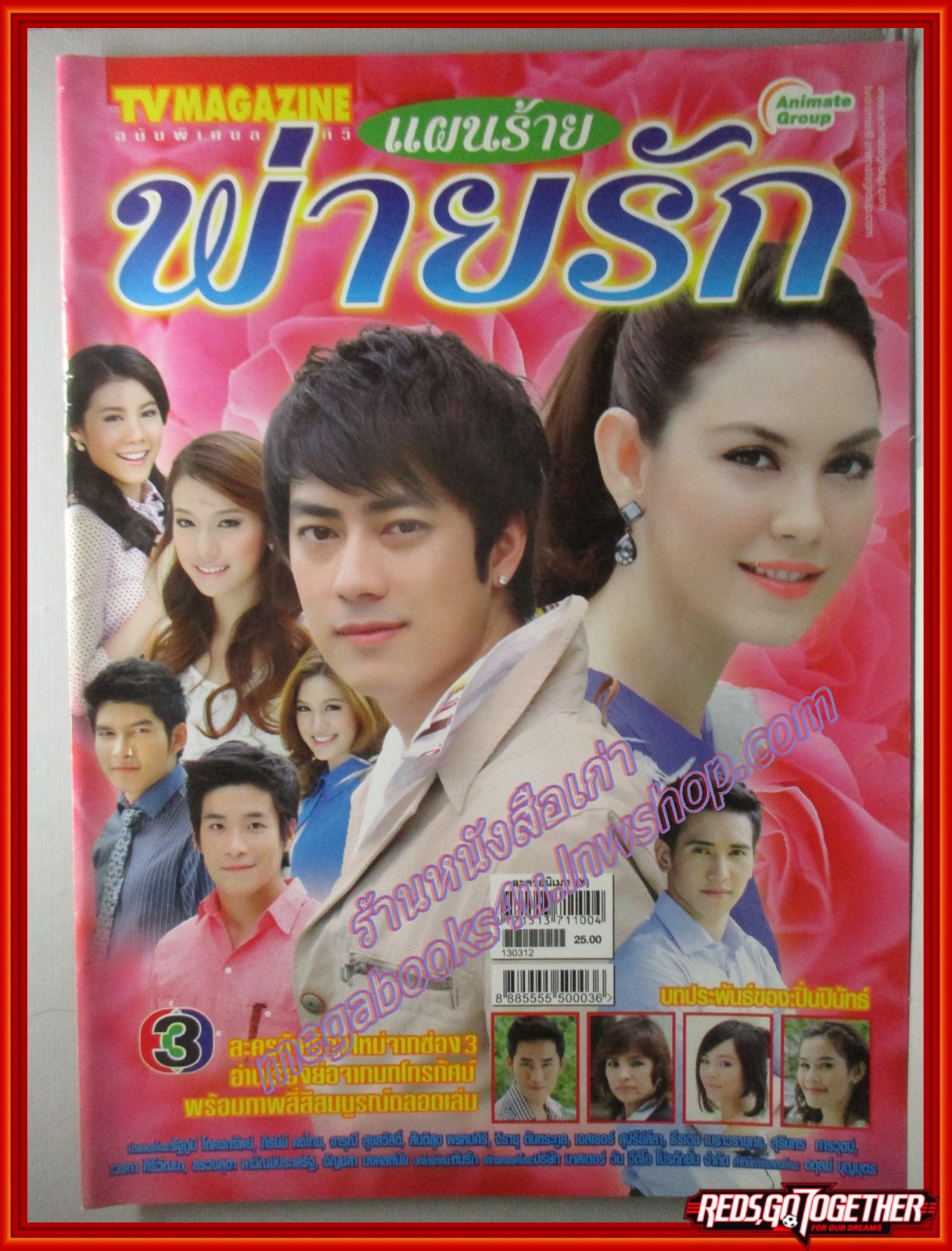 นิตยสารเรื่องย่อละครโทรทัศน์ แผนร้ายพ่ายรัก ปี2556 สภาพดี รัฐภูมิ โตคงทรัพย์ ภีรนีย์ คงไทย