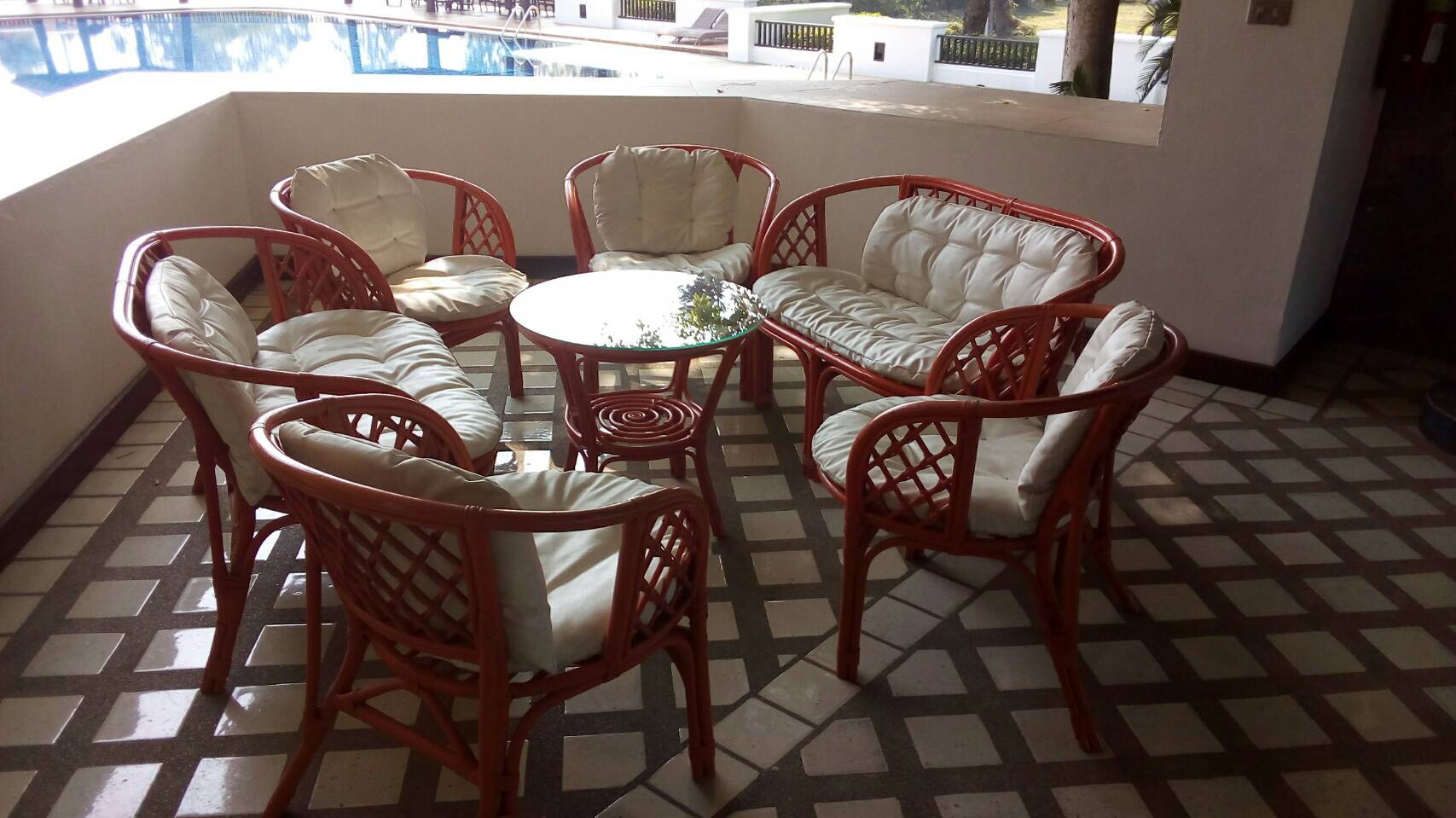 โซฟาหวาย โซฟาห้องนั่งเล่น โซฟาห้องรับแขก ชุดรับแขก Rattan sofa Woven rattan sofa Living room sofa 12