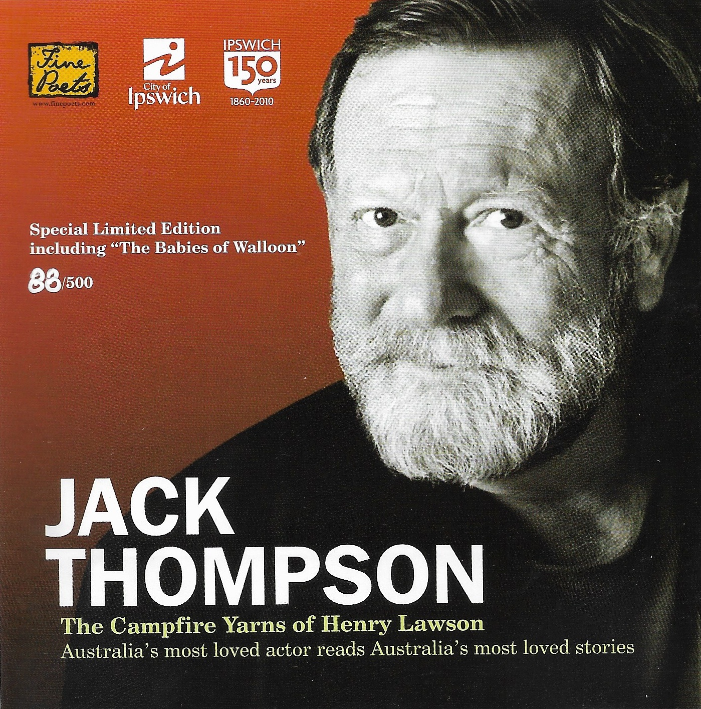 Used CD,Jack Thompson - The Campfire Yarns of Henry Lawson (A)(2009)