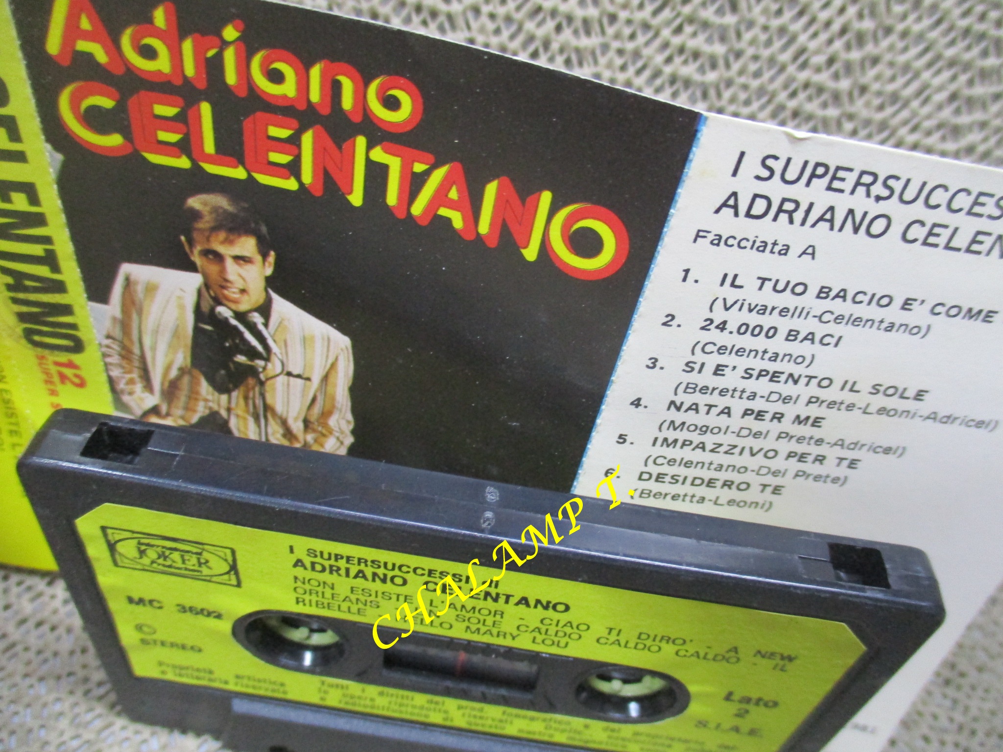 เทปเพลงสากล Adriano Celentano – 12 Super Successi