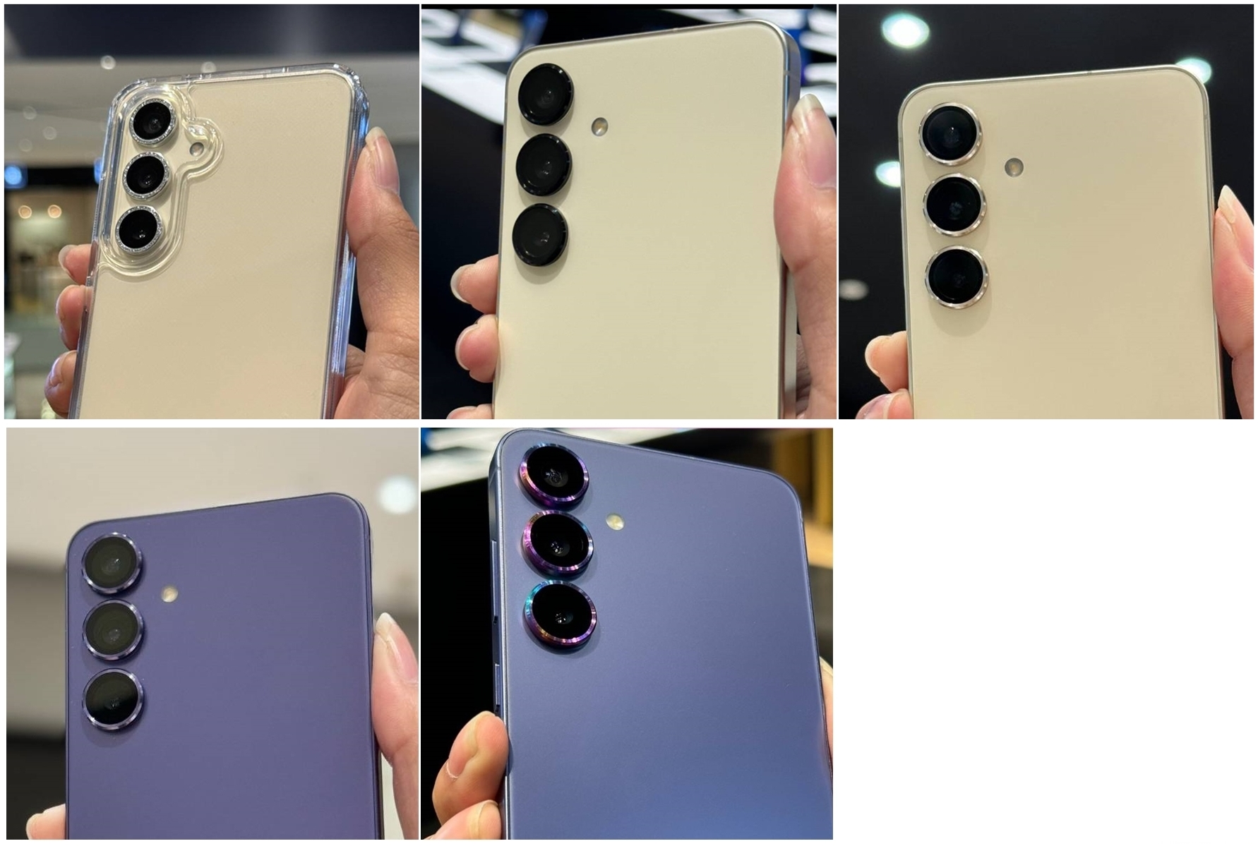 Hishield Lens Clear Lens Aluminium Camera แหวนกันรอยเลนส์กล้อง ใช้สำหรับ Samsung S25 Ultra S25 Plus S25 ใบกำกับภาษี