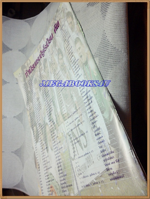 นิตยสารฟุตบอลEXTRA UEFA CHAMPIONS LEAGUE,เอ๊กซ์ตร้ายูฟ่าแชมเปี้ยนส์ลีกปี2003/2004 ฉบับที่01 ไม่มีปกหลังและโปสเตอร์หน้ากลาง