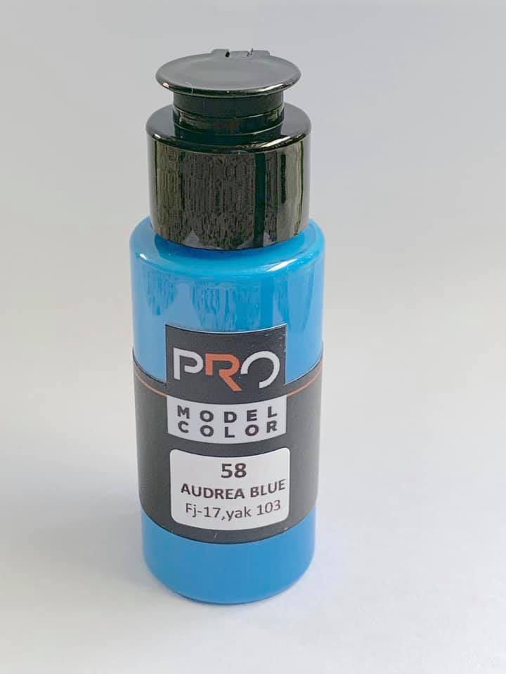 PRO COLOR # 58 AUDREA BLUE (Fj17 , YAK130) ขนาด 30ml