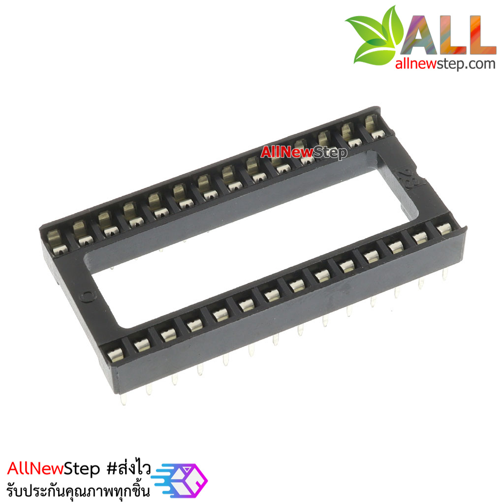 socket 28 ขา แบบกว้าง socket 28p wide