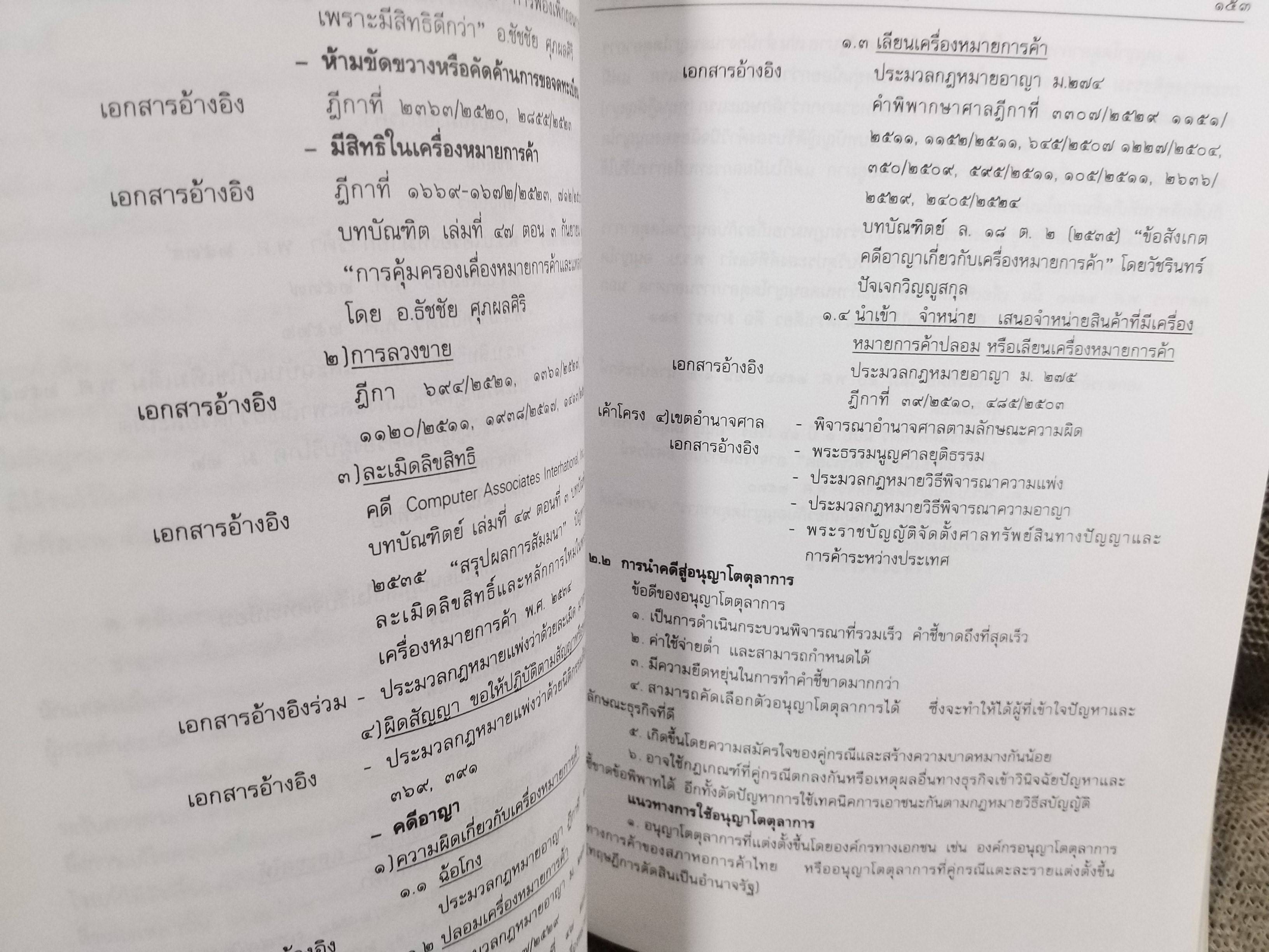 คู่มือการศึกษา วิชากฎหมายทรัพย์สินทางปัญญา