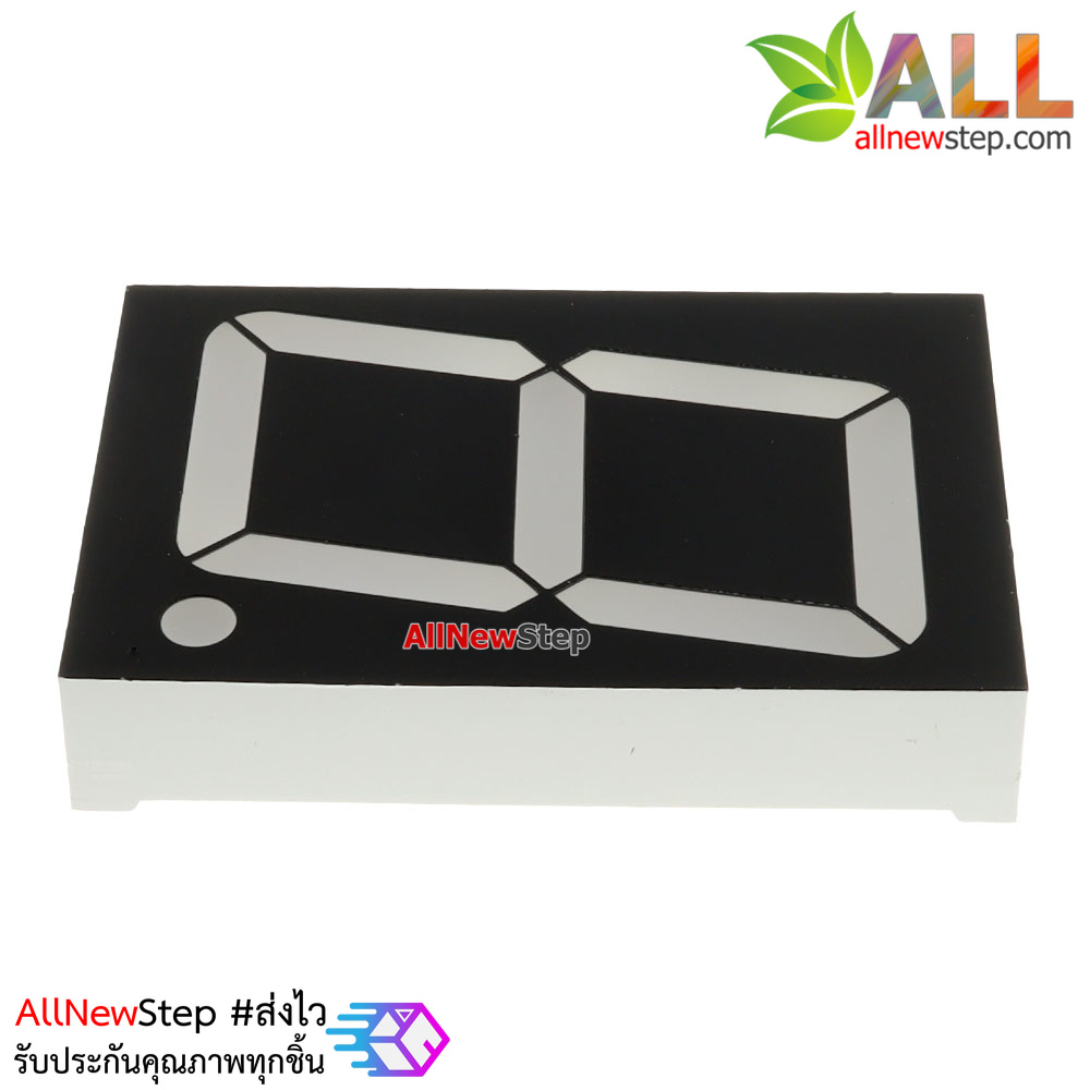 7 Segment 1.8 นิ้ว 1digit Green ไฟ 7 segment 1.8 นิ้ว 1 หลัก สีเขียวแบบไฟบวกร่วม 18101BGG