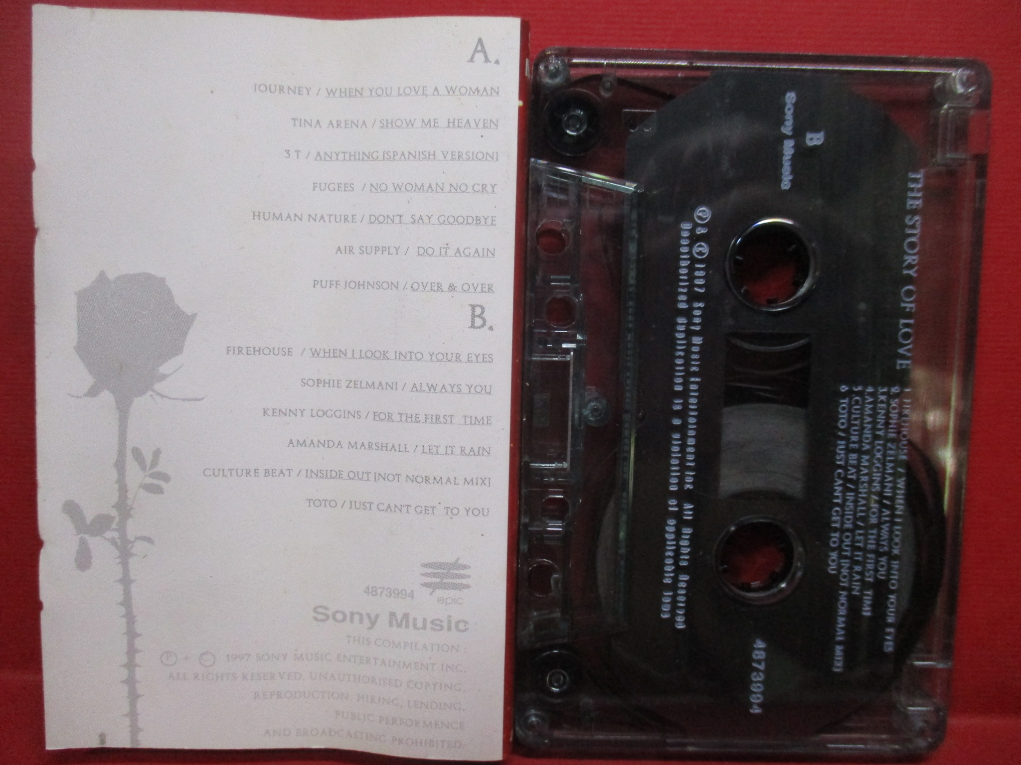 เทปเพลงสากล THE STORY OF LOVE II