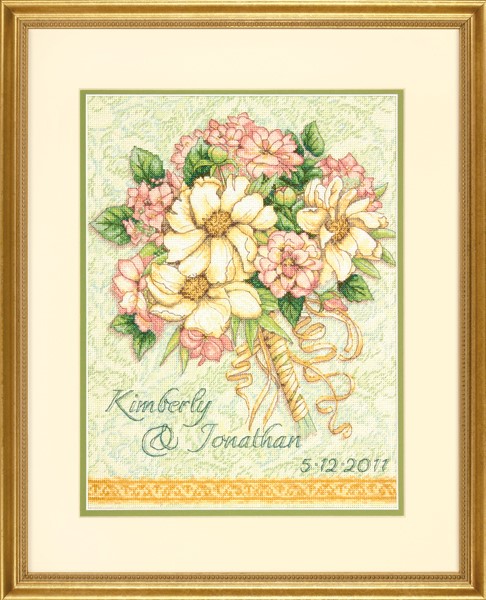 Dimensions ชุดปัก Wedding Record Bouquet