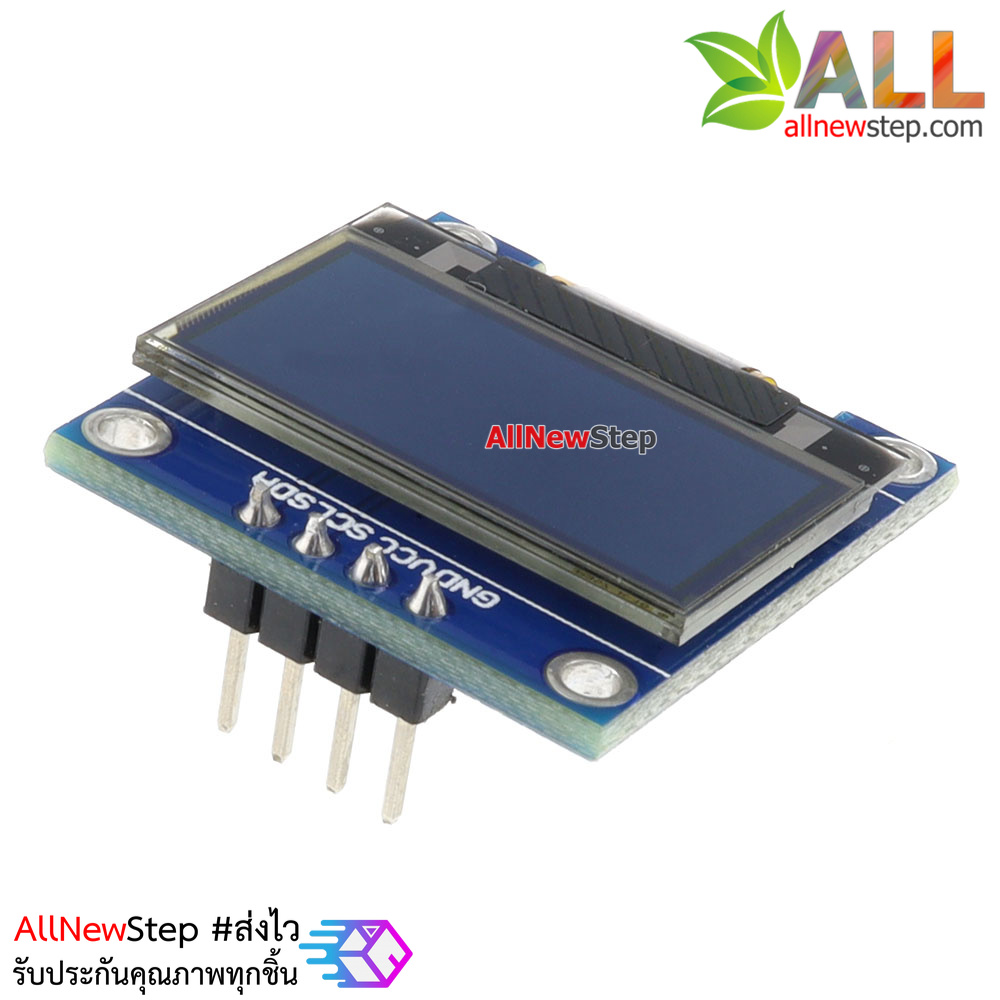 OLED LCD LED Display Module 128X64 0.96 นิ้ว oled 0.96 blue For Arduino จอสีน้ำเงิน