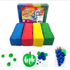 ดินน้ำมันปลอดสารพิษ 4 สี ขนาด 400 กรัม KID ART
