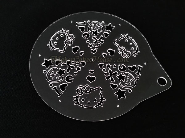 แผ่นอะคริลิคแต่งหน้าเค้กขนาด 2 ปอนด์